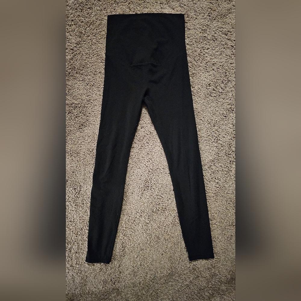 🌟5 for $56🌟 Fabletics PureLuxe High-Waisted Maternity Leggings Black XS EUC